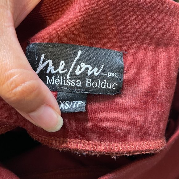 Canadian Made Pencil Skirt in Terracota -S- - Picture 11 of 13